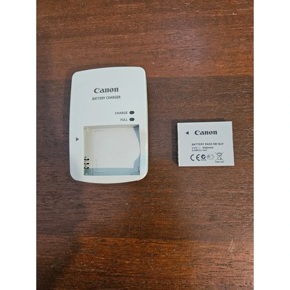 Canon Battery Charger CB-2LY & NB-6LH Battery Unisex OS Gray PowerShot Accessory